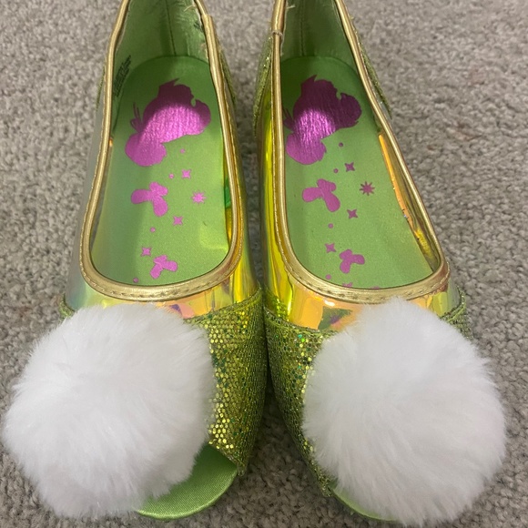 Disney Store Tinkerbell Shoes - Size 11/12 - Picture 1 of 3